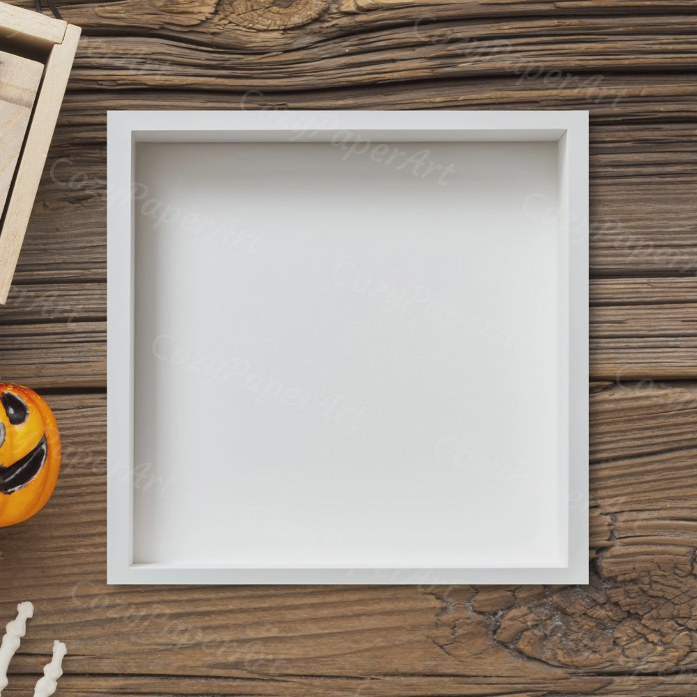 Haunted House – Paper Cut Shadow Box File - Cricut File - 8x8 inches - CozyPaperArt